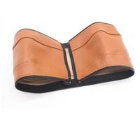 Housse de poignée de poussette Bee Accessoires de poussette : lot de 4 accoudoirs et housses de protection de poignée en cuir synthétique (marron (long))