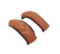 Housse de poignée de poussette en cuir synthétique pour poussette Cybex S, étui de protection pour barre de poussée et main courante (marron)