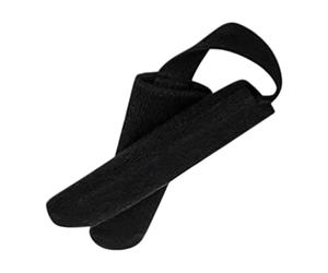 Housse De Poignée De Rameur, Coton Tricoté Élastique | Manchon Absorbant La Sueur Noir Simple Face De 16.9cm, 68g, Fixation Antidérapante Sans Douleur Pour Les Performances D'entraînement Du Rameur