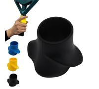 Housse de poignée de raquette de tennis, correcteur de prise en main, en silicone antidérapant avec guide de position de la main, réduit la fatigue du poignet et du coude, pour raquette de tennis et