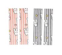 Housse de poignée réfrigérateur en coton, 2 paires, pratique, porte, gants à Double, fournitures cuisine Housse de Poignée de Réfrigérateur