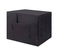 Housse de pompe à chaleur de piscine 600D résistante aux intempéries pour chauffage extérieur - Sangles réglables pour unités de 101,6 x 86,4 x 78,7 cm