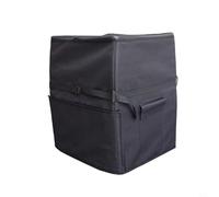 Housse de pompe de baignoire en tissu Oxford imperméable, boucles réglables et panneau d'accès à fermeture éclair pour garder les pompes de chauffage de spa au sec et protégées de la pluie, du vent et