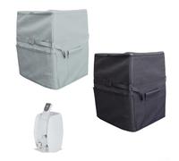 Housse de pompe de bain robuste en tissu Oxford imperméable, ajustement réglable avec boucles et accès à fermeture éclair, offrant une protection contre les intempéries (420D noir)