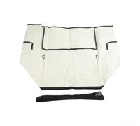 Housse de pompe de chauffage pour spa 420D Oxford imperméable et isolée pour jacuzzi gonflable avec fermeture éclair pour accès Blanc 43 x 35 x 54 cm