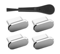 Housse de Port de Charge - Lot de 4 Protection Anti-Poussière USB C, Butée en Caoutchouc Portable, Joint Anti-Poussière Flexible, Bouchon USB Durable, Accessoire de Nettoyage | Prise Téléphone