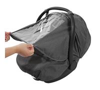 Housse de Porte-Bébé - Housse Coupe-Vent Chaud Siège Auto | Capote Enfant avec Filet et Fermeture Éclair pour Poussette,Saisons Quotidien Jardinet