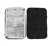 Housse De Porte De Camping - Car 2pcs, Tissu Composite Double Couche, 40,5x62cm, Protection UV, Isolation Thermique - Installation Facile avec Crochets Auto - Adhésifs, Adaptée À