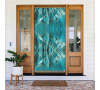 Housse de porte décorative en forme de mauvaises herbes, parfaite pour les décorations de Noël intérieures et extérieures