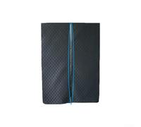 Housse de porte isolante pour camping-car avec système de fermeture magnétique 3 couches coupe-vent en tissu Oxford isolant thermique 33 x 1 cm