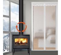 Housse de porte magnétique en EVA résistant aux intempéries, protection contre la chaleur, coupe-vent et réduction du bruit pour la maison, le bureau et les espaces de vie d'hiver, idéal pour