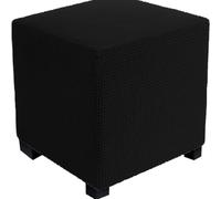 Housse de Pouf Carré 40x40/45x45 Extensible Housse Ottomane,Housses de Repose-Pieds en Jacquard Doux pour protéger Le Repose-Pieds, Housse de Pouf avec Fond élastique, Lavable en Machine ( Color : #14