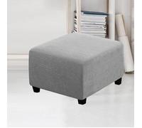 Housse de Pouf carrée Housse de ottomane Extensible Housse de Tabouret de Rangement Pliant carré Housse de Repose-Pieds ,