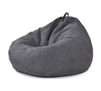 Housse de pouf en flanelle pour ranger les jouets en peluche ou la mousse à mémoire de forme, convient aux adultes et aux adolescents.