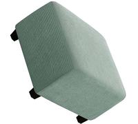 Housse de Pouf Extensible Housses de Pouf Tabouret de Pied carré Housses Extensibles Housse de Repose-Pieds Ottoman, Tissu Jacquard à Carreaux épais (Color : #5, Size : 95x95cm/38x38in)