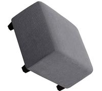 Housse de Pouf Extensible Housses de Pouf Tabouret de Pied carré Housses Extensibles Housse de Repose-Pieds Ottoman, Tissu Jacquard à Carreaux épais (Color : #1, Size : 70x70cm/28x28in)