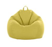 Housse de pouf extra large pour rangement de jouets en peluche - Pouf adulte sans rembourrage, parfait pour la décoration du salon et de la chambre à coucher - Vert