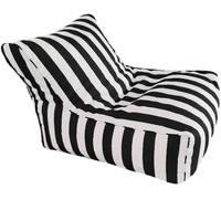 Housse De Pouf Flottant D’Extérieur À Rayures - Pouf Flottant pour Piscine Taille Adulte, Réutilisable Et Confortable, Idéal pour La Natation Et La Détente