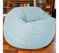 Housse De Pouf Jeu Uniquement Matériau en Velours Fermeture Éclair sans Remplissage Étirement Doux Épaissi Facile Enlever Lavables Couleur Unie Adolescents Adultes,D,105cm*65cm