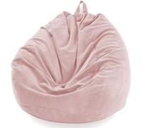 Housse de pouf lavable en velours côtelé - Solution de rangement de qualité supérieure pour animaux en peluche et canapé paresseux pour adultes et enfants