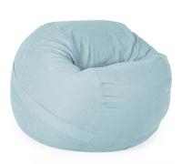Housse de pouf moelleux - Housse de rechange pelucheuse pour ranger les jouets, lavable, idéale pour le salon et la chambre à coucher (rembourrage non inclus).