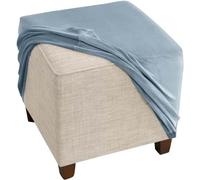 Housse de Pouf Ottoman Carré 40x40/35x35/60x60/50x50/45x45cm,Extensible Velours Ottomane Housses de Repose-Pieds , Housse de Pouf avec Fond élastique, Lavable en Machine ( Color : #6 , Size : 40x40cm/