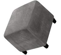 Housse de Pouf Ottomane Carrée 40x40/45x45/50x50 Extensible Housse de Protection pour Repose-Pieds En Jacquard Velours Doux Housse Tabouret de Rangement avec Fond Élastique ( Color : #19 , Size : 50x5