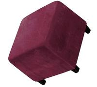 Housse de Pouf Ottomane Carrée 40x40/45x45/50x50 Extensible Housse de Protection pour Repose-Pieds En Jacquard Velours Doux Housse Tabouret de Rangement avec Fond Élastique ( Color : #20 , Size : 50x5