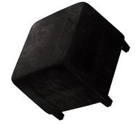 Housse de Pouf Ottomane Carrée 40x40/45x45/50x50 Extensible Housse de Protection pour Repose-Pieds en Jacquard Velours Doux Housse Tabouret de Rangement avec Fond Élastique (Color : #16, Size : 50x5