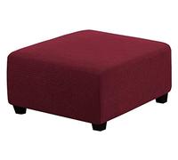 Housse de Pouf Ottomane Carrée 60x60/40x40/70x70/100x100 Extensible, Housses de Repose-Pieds en Jacquard Doux pour protéger Le Repose-Pieds, Housse de Pouf avec Fond élastique ( Color : #11 , Size : 3