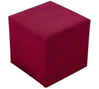 Housse de Pouf Ottomane Carrée/Rond 40x40/45x45 Extensible, Housses de Repose-Pieds en Jacquard Doux pour protéger Le Repose-Pieds, Housse de Pouf avec Fond élastique ( Color : B , Size : 40x40cm )
