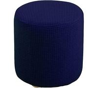 Housse de Pouf Ottomane Carrée/Rond 40x40/45x45 Extensible, Housses de Repose-Pieds en Jacquard Doux pour protéger Le Repose-Pieds, Housse de Pouf avec Fond élastique ( Color : P , Size : 45x45cm )