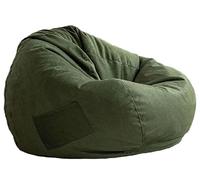 Housse de pouf pour adultes, housse souple pour ranger des peluches (sans rembourrage), pour meubles de salon, organisation, diamètre 120 x 140 cm