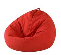 Housse de pouf pour ranger des jouets en peluche ou des textiles, pouf géant extra doux (sans rembourrage), housse de pouf de salon pour adultes, F-90 x 100 cm