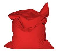 Housse de pouf rectangulaire flottant imperméable pour salon, canapé, lit, chaise longue - Rouge - 120 x 150 cm - Sans remplissage nécessaire - Accessoire de mobilier d'extérieur