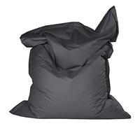 Housse de pouf rectangulaire flottante imperméable pour plage, salon, canapé, chaise longue - Gris foncé - 120 x 150 cm - Pas de remplissage nécessaire