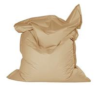 Housse de pouf rectangulaire flottante imperméable sans remplissage pour canapé, salon, chaise longue, couleur champagne, 120 x 150 cm
