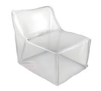 Housse de Pouf - Sac en Tissu Transparent pour Organisateur de Jouets en Peluche | Pouf de Rangement étanche pour Jouets en Peluche, canapé, lit, Chambre à Coucher, décoration de dortoir