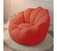 Housse de pouf sans rembourrage, housse de canapé à dossier haut pour chambre à coucher, motif floral, housse de pouf pour salon ou dortoir d'étudiant