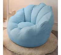 Housse de pouf sans rembourrage, housse de canapé à dossier haut pour chambre à coucher, motif floral, housse de pouf pour salon ou dortoir d'étudiant