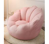 Housse de pouf sans rembourrage, housse de canapé à dossier haut pour chambre à coucher, motif floral, housse de pouf pour salon ou dortoir d'étudiant