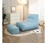 Housse de pouf ultra douce - Chaise longue tatami pour adultes et adolescents, assise confortable, légère et portable, parfaite pour se détendre et jouer (rembourrage non inclus)