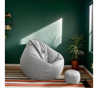 Housse De Pouf Velours sans Rembourrage Grand Format Lavable Douce Solide pour Salon Bureau Chambre Gaming Bean Bag Bean Bag Chairs Adult,B,100 * 110cm