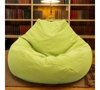 Housse De Pouf Velours Zippée Moderne Lavable Stretch sans Remplissage pour Gaming Chambre Salon Bureau Rangement Jouets Animaux,Vert,80 * 90cm