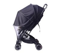 Housse de poussette, pare-soleil, rallonge d'auvent, bouclier de berceau respirant, fermeture éclair bidirectionnelle pour une protection complète du soleil, promenades, temps chaud, confort du bébé