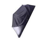 Housse de Poussette Solaire - Couverture Complète UPF50+ Rallonge De Toit, Fermeture Éclair Respirante Base Attache | Abat-jour Extérieur par Temps Chaud, Pare-Soleil Bébé Léger, Accessoires