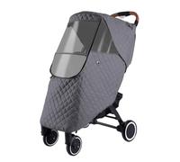 Housse de Poussette Universelle Habillage Pluie EVA Housse de Pluie Bébé Housse de Protection Pluie Poussette Fenêtre de Contact et Poches Arrière Imperméable Landau Contre Pluie Vent Neige