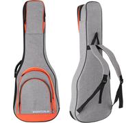 Housse de Professionnel Sac a Dos Poche Guitare Électrique Etui Rembourre Gris