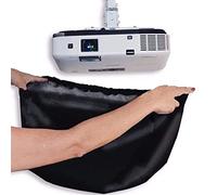 Housse de projecteur pour projecteur de plafond et vidéoprojecteur universel pour extérieur, imperméable, revêtement anti-poussière en tissu Oxford, noir 13,7 x 13,7 x 8,6 pouces