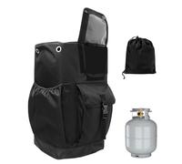 Housse de propane extérieure - Bouclier en tissu Oxford de 9,1 kg, design de poche robuste, pour un stockage sécurisé du réservoir avec un matériau imperméable, housse de cylindre pour jardin, terrass